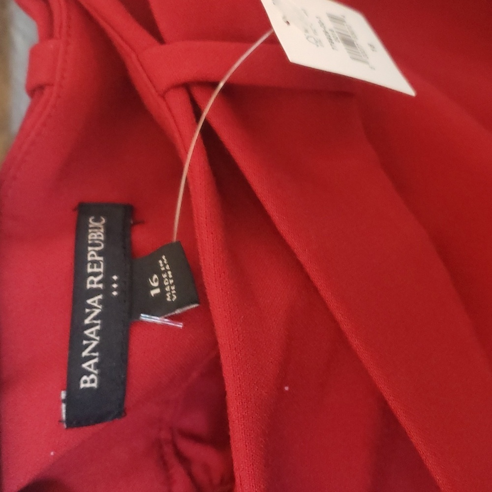 Banana republic red skirt size 16 - Picture 4 of 6